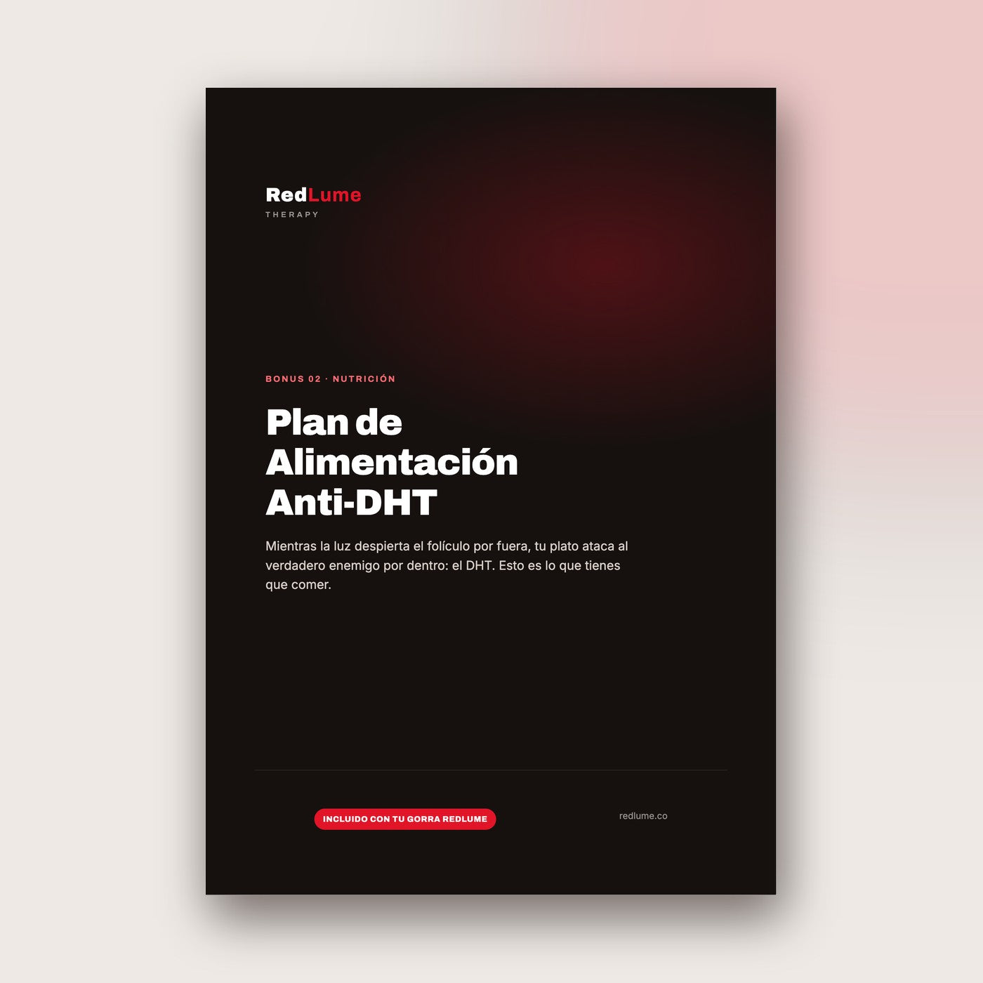 Plan de Alimentación Anti-DHT - bonus RedLume